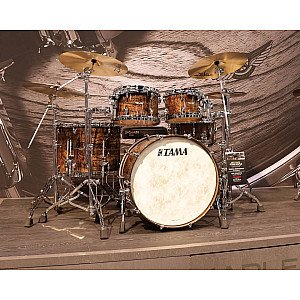 TAMA STAR Maple TM62RZSS-CBP 6 Piece Drum Set, Charcoal Brown Paraiso