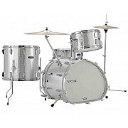 Vox Telstar Oval 18 Inch Silver Kroko Drumset