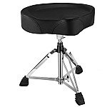 Donner Adjustable Drum Throne Padded Stool Motorcycle Style Drum Throne