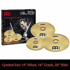 Meinl BCS 141620 Cymbal Set