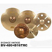 Meinl Byzance Vintage Series BV480+B16TRC Benny Greb Sand Cymbal Box Set Pack with FREE 16-Inch Trash Crash