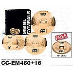 Meinl Classics Custom Extreme CCEM480+16CH Metal Cymbal Set FREE 16 inch (China)