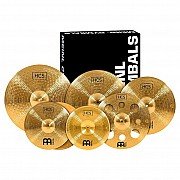 Meinl HCS SCS1 Ultimate Cymbal Set Box Pack with FREE 16” Trash Crash Traditional Brass Finish