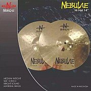 Nebulae NCS001 Cymbal Set Brass Hi Hat 14", Crash 16", Ride 20" with Softcase