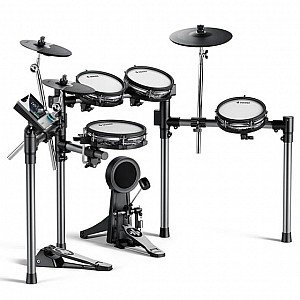 Donner Beat Electric Drum Set with 5 Drums and 3 Cymbals