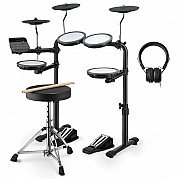 Donner DED 70 Electric Drum Kit for Beginner Electric Drums with Headphones, Drum Throne