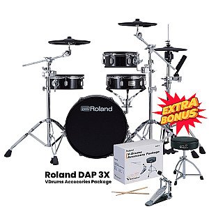 Roland VAD103 V Drums Acoustic Design Electronic Drum Kit with Roland DAP 3X (free)