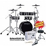 Roland VAD307 V Drums Acoustic Design Electronic Drum Kit with Roland DAP 3X (free)