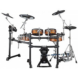 Yamaha DTX8 KMRW Electronic Drum Set, Mesh, Real Wood