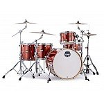 Mapex Mars Birch MA628SF OR 6 Piece Crossover Drum Set, Blood Orange Sparkle