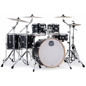 Mapex Mars Maple MM628SFU KD 6 Piece Studioease Drum Set, Matte Black