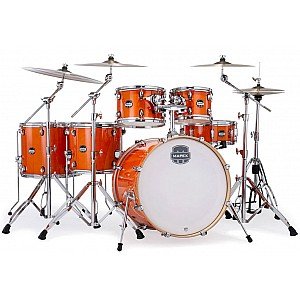 Mapex Mars Maple MM628SFU OG 6 Piece Studioease Drum Set, Glossy Amber