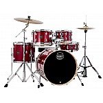 Mapex Venus VE5295FT VM 5 Piece Drum Set, Crimson Red Sparkle