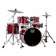 Mapex Venus VE5295FT VM 5 Piece Drum Set, Crimson Red Sparkle