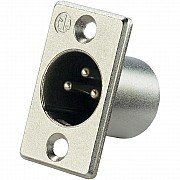 NEUTRIK NC3MP CHASSIS MALE