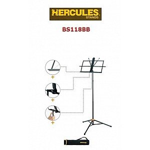 Hercules BS118BB Stand Book