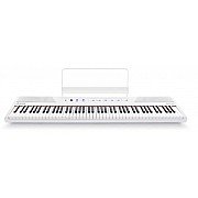 Alesis Recital 88 Key White Digital Piano Keyboard with Semi Weighted Keys for Beginners