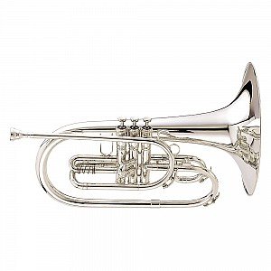 King SB20SP K20 Series Marching F Mellophone Silver