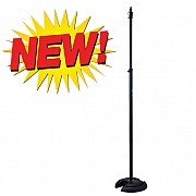 Hercules MS201B PLUS Round Base Straight Microphone Stand