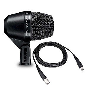 Shure PGA52XLR Cardioid Dynamic Kick Drum Microphone with Cable (15 )