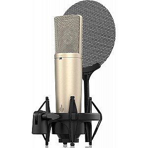 Donner DC 87 Studio Condenser Microphone with Two Diaphragms for Podcast and Recording