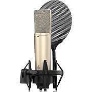 Donner DC 87 Studio Condenser Microphone with Two Diaphragms for Podcast and Recording