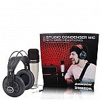 Samson C01/SR850 Condenser Mic Headphones Bundle