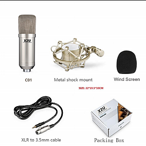 X2U C01 Condenser Microphone Studio.