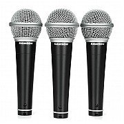 Samson R21 Dynamic Vocal for Presentation Microphone 3-Pcs