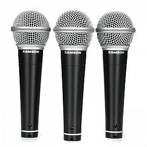 Samson R21 Dynamic Vocal for Presentation Microphone 3-Pcs