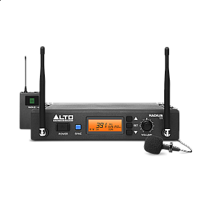 Alto Radius 100 UHF Clipon Microphone System