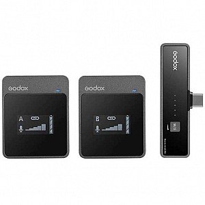 Godox MoveLink UC2 Compact Wireless Microphone System for 2 Person with Type C Port