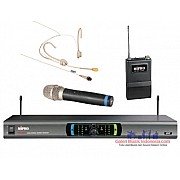 Mipro MR823/MH80 +MT801 + MU55HN Handheld + Headset Wireless Microphone