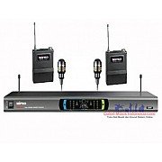 Mipro MR823/MT801+MU53L 2 Clip On Wireless Microphone