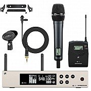Sennheiser EW 100 G4 ME2/835S Combo Wireless Handheld and Lavalier Microphone System