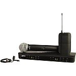 Shure BLX288/CVL Wireless Combo System with PG58 Handheld and CVL Lavalier