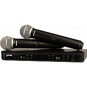 Shure BLX288/PG58 Dual Channel Handheld Wireless System