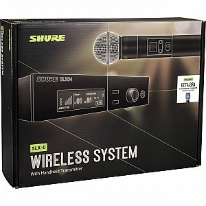 Shure SLXD24/B87A Digital Wireless Handheld Microphone System w/ Beta 87A