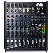 Alto LIVE 802 8 Channel 2 Bus Mixer with 5 XLR Inputs