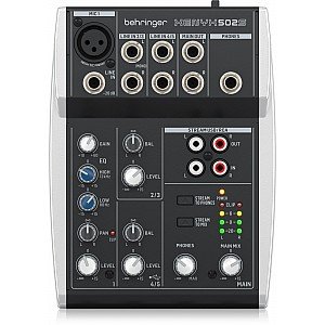 Behringer Xenyx 502S 5 Input Analog Mixer