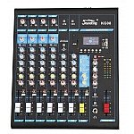 Soundking KG08 8-input Professional Audio Mixing Console with MP3/USB/SD Audio Recording