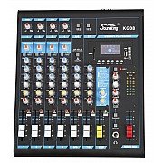 Soundking KG08 8-input Professional Audio Mixing Console with MP3/USB/SD Audio Recording