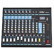 Soundking KG12 12-input Professional Audio Mixing Console with MP3/USB/SD Audio Recording