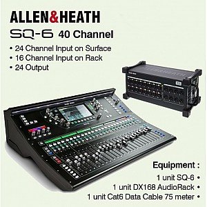 Allen & Heath SQ-6 40 Channel Digital Mixer