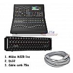 Midas M32R 16-Channel Digital Mixer + Paket DL32 + Cable Cat6
