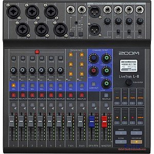 Zoom LiveTrak L8 Portable 8 Channel Digital Mixer