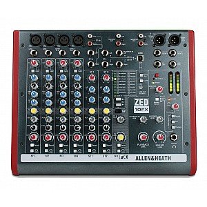 Allen & Heath ZED 10FX 10 Channel USB Mixer with Effects