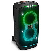JBL PartyBox Stage 320 Bluetooth Speaker with Telescopic Handle & Wide Sturdy Wheels 