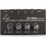 Behringer HA400 Ultra-Compact 4-Channel Stereo Headphone Amplifier