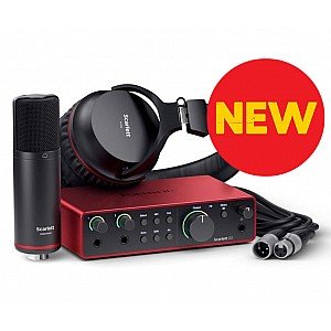 Focusrite Scarlett 2i2 Studio 4th Gen Recording Bundle